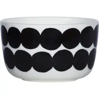 Marimekko Räsymatto kom 2,5 dl. zwart-wit