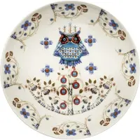 Iittala Taika diep bord 20 cm. wit patroon
