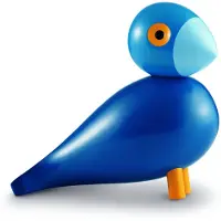 Kay bojesen Song Bird Kay houten vogel blauw