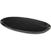 Broste Copenhagen Nordic Coal ovale schotel 17x30 cm