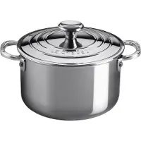 Le Creuset Kookpan Hoog 'RVS Signature' Ø20cm/3.8L