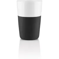 Eva Solo cafélattemok 2-pack Black