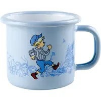Muurla Emil blue emaillen mok 1,5 dl Light blue