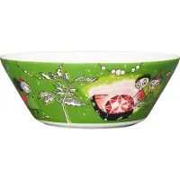 Arabia Thingumy & Bob King's Ruby Moomin kom groen