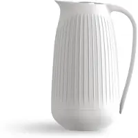 Kähler Hammershøi Thermo Jug 1 L - Thermosflessen Kunststof White - 693100