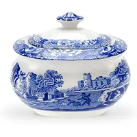 Spode Blue Italian suikerpot met deksel 25 cl