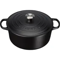 Le Creuset Signature Ronde Stoofpan 26 cm Mat Zwart