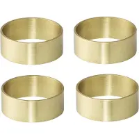 Bloomingville servetring 4-pack messing