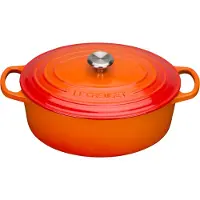 Le Creuset Ovale Braadpan 27 cm Oranje-rood
