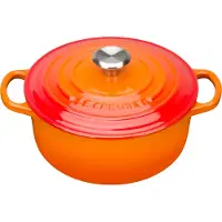 Le Creuset Gietijzeren Ronde Braadpan Oranjerood 20cm 2,4l