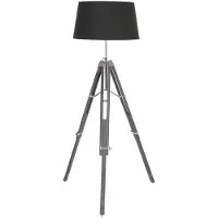 Roomlight Vloerlamp 'Matisse' driepoot, antiek grijs