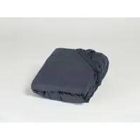 Yumeko Hoeslaken Yumeko Indigo Blue (Jersey organic)-160 x 200 cm