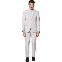 Opposuits Kostuum Groovy Grey | Grijs | Maat 58