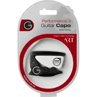 G7Th Performance 3 Capo (Steel String Satin Black) - Capo, voor 6 snarige westerngitaar, zwart