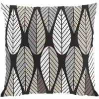 Arvidssons textil Blader kussenhoes rood-groen-geel