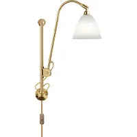 Gubi Bestlite BL5 wandlamp Beenderporselein-messing