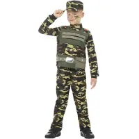 Smiffys Camouflage militairen pak Gijs