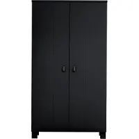 Woood Ties Kast - Grenen - Wit - 202x111x55