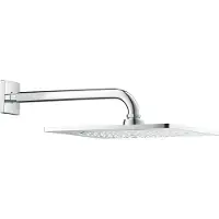 GROHE Rainshower F-series 10 Hoofddouche - 25.4x25.4cm - 1 straalsoort - wandarm 28.6cm - chroom 26070000