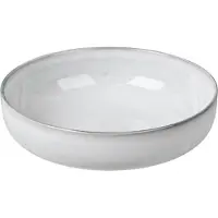 Broste Copenhagen Nordic Sand schaal ø 17 x 3 cm aardewerk wit