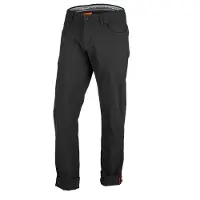 Alberto Bike Regular Fit Broek zwart, Effen