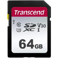 Transcend 64GB SDXC Class 10 UHS-I U3 V30 (R 95 W 45 MB/s)