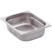 Bartscher Gastronormbak Bartscher, CNS, geperforeerd, GN 2/3, 100mm diep