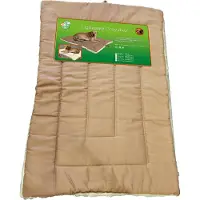 Gebr. De Boon Ligkussen Cozy Duo bruin/wit 88x55 cm Slaapplezier