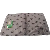 Gebr. De Boon Kussen voor draadkooi grijs/paw 120x75 cm anti slip Slaapplezier