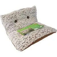 Gebr. De Boon Radiator hangmat De Luxe wit/bruin met knoop