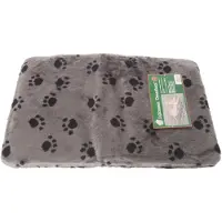 Gebr. De Boon Kussen voor draadkooi grijs/paw 75x47 cm anti slip Slaapplezier