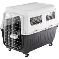 Ferplast hondenvervoersbox Atlas 118 cm staal grijs/zwart