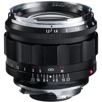 Voigtländer Nokton 50mm f/1.2 VM Leica M-mount objectief Zwart