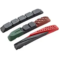 Xlc BS-X09 Vervangend Remblokken - Reserveonderdeel - Set van 4 Stuks - 72mm - Groen/Zwart/Rood