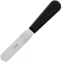 Hygiplas gebogen paletmes 10cm zwart
