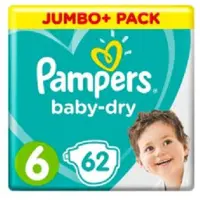 Pampers Luiers Baby Dry Maat 6 - 62 Luiers