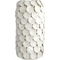House Doctor - Dot Vaas - H30 cm - Wit