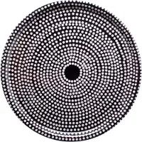 Marimekko Fokus dienblad rond zwart