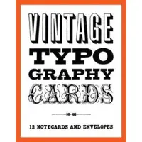 Abrams Libri VINTAGE TYPOGRAPHY NOTECARDS