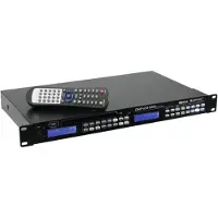 Omnitronic DMP-103RDS DJ dubbele mediaspeler 19 inch