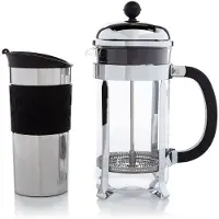 Bodum Chambord cafetiereset - 1,0L - met travelmug van 0,35L