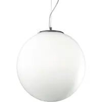 Ideal Lux MAPA SP1 D40, Nikkel, Wit, Oppervlaktemontage, E27, 60W, 230V