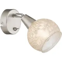Globo Lighting CALIFORNIA54987-1Spotlight - gesatineerd glas - satijnnikkel