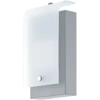 Eglo LED buitenwandlamp 3,7 watt metaal zilver glas balkon terraslamp 78136