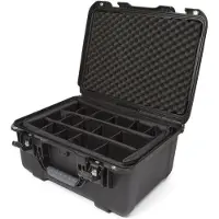 Nanuk Case w/padded divider - Black 933-2001