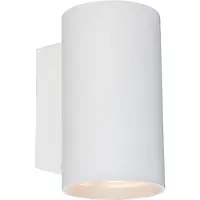 QAZQA Moderne wandlamp rond wit - Sandy