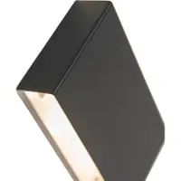 QAZQA Moderne wandlamp zwart 2-lichts - Otan