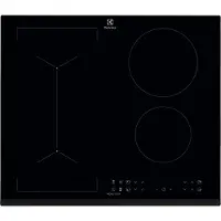 Electrolux LIV63431BK, Zwart, Inbouw, 60 cm, Inductiekookplaat met zones, Glas, 4 zones