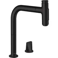 Hansgrohe M71 - 2-gats M7120-H200 keukenkraan met uittrekbare handdouche, sBOX, mat zwart 73818670