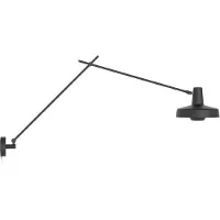 Grupa Products Wandlampe , Arigato, Zwart, Werkkamer / Kantoor, Metaal